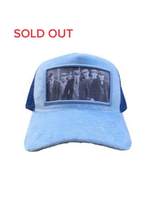 Light blue velvet cap (Peaky blinders) C1